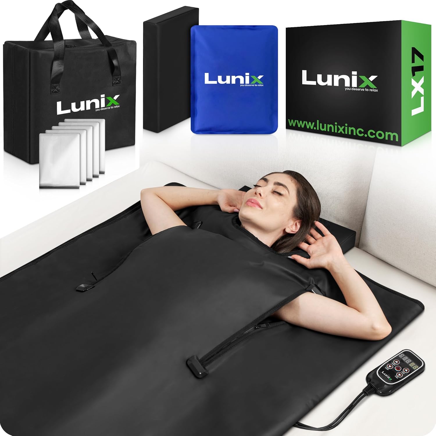 Lunix LX17 Infrared Sauna Blanket - Relax Anywhere, Anytime