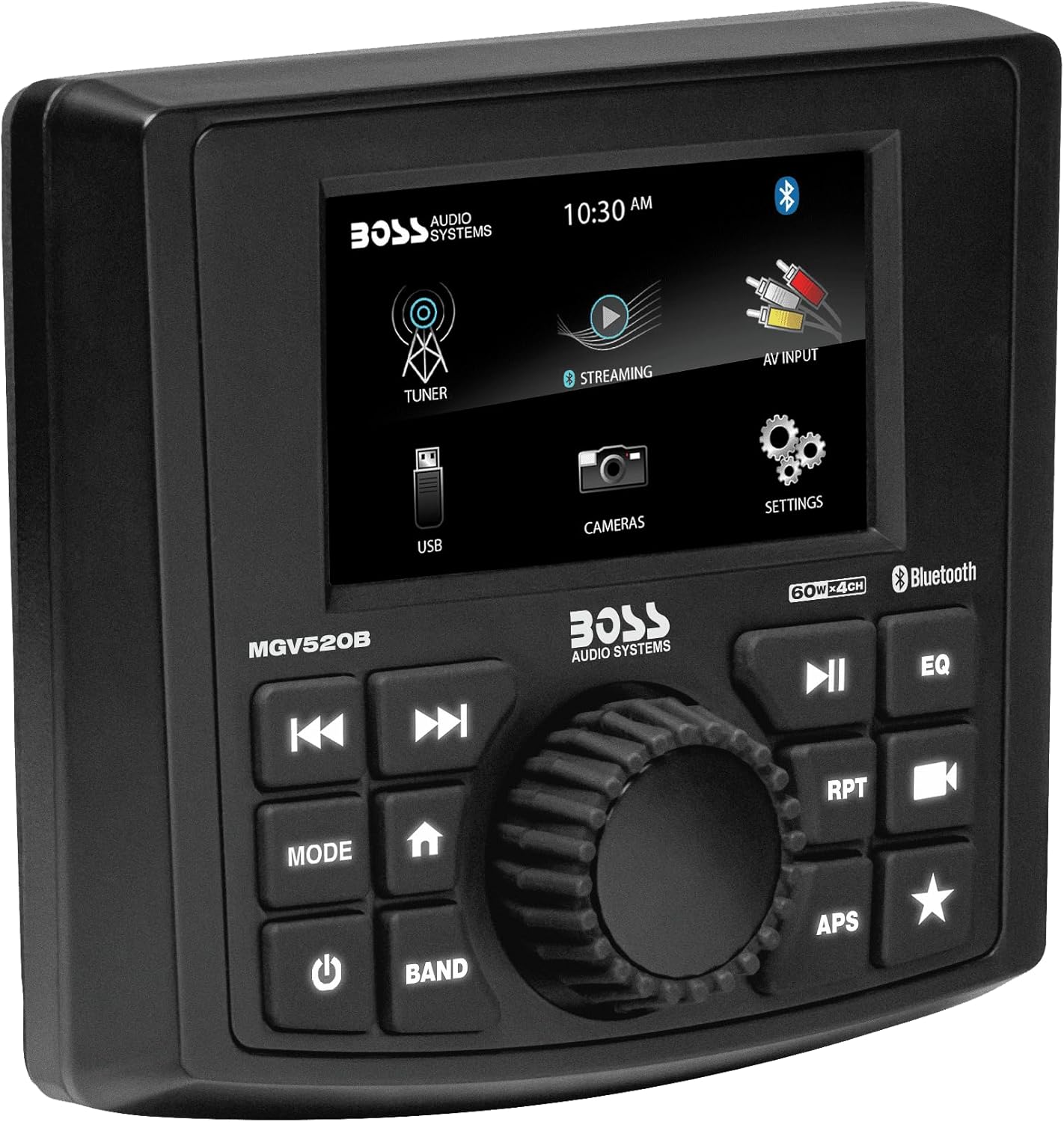 BOSS Audio Systems MGV520B Marine Gauge Receiver with Bluetooth