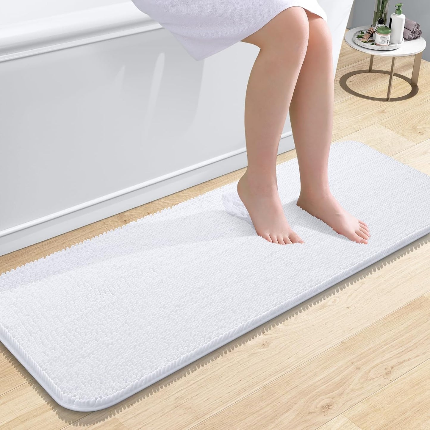 OLANLY Extra Soft Chenille Bath Rugs for Ultimate Comfort