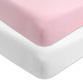 HonestBaby Classics Fitted Crib Sheet - 100% Organic Cotton Bright