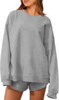 Tankaneo Womens Oversized 2 Piece Outfits Sweatsuit - Casual