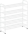 33 in Wide Shoe Rack 5 Tier Shoe Storage - Holds 24-30 Pairs