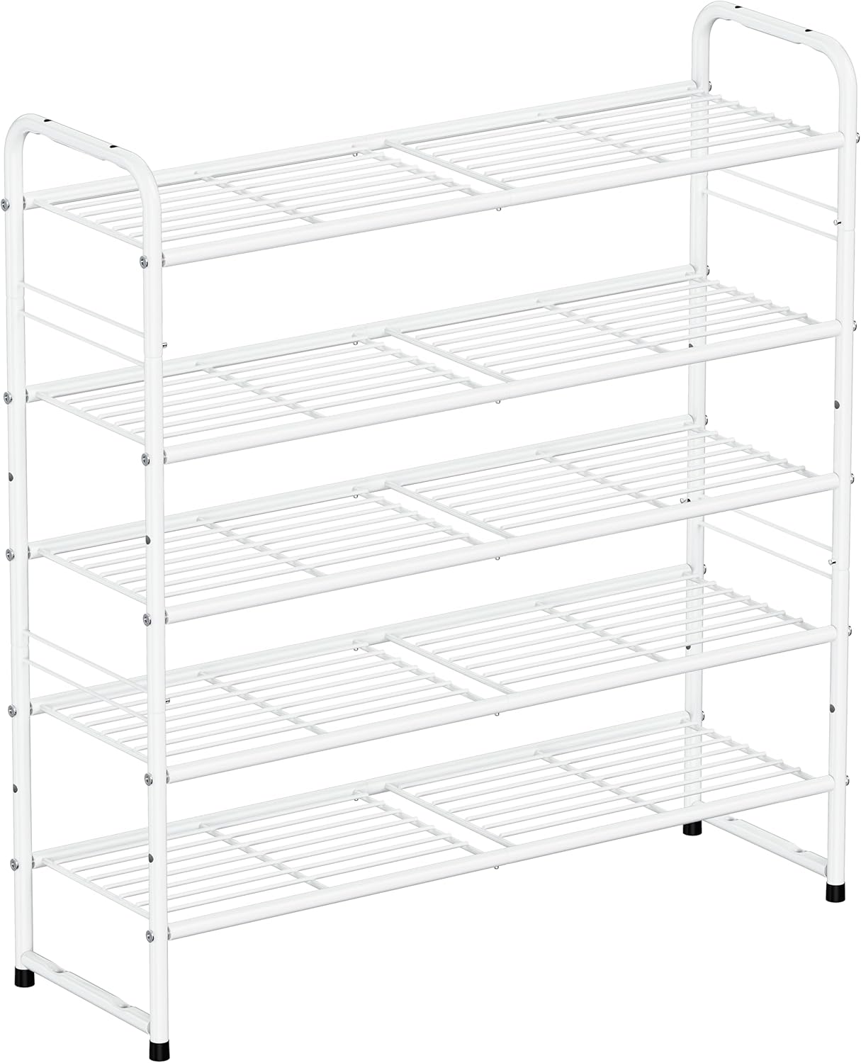 33 Inch Wide Shoe Rack for 24-30 Pairs of Shoes Storage