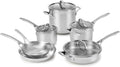 Calphalon 10-Piece Stainless Steel Cookware Set - Even Heat