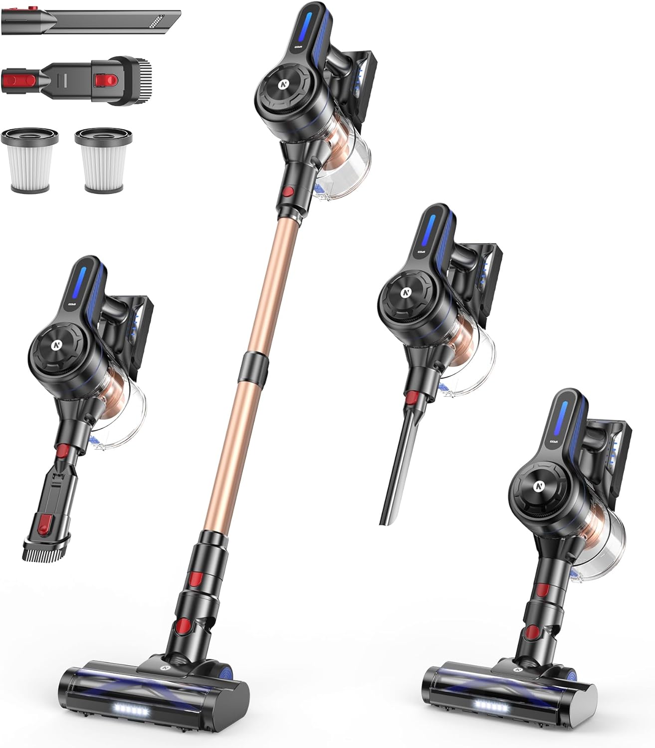 NADALY Powerful Cordless Vacuum - 45min Runtime