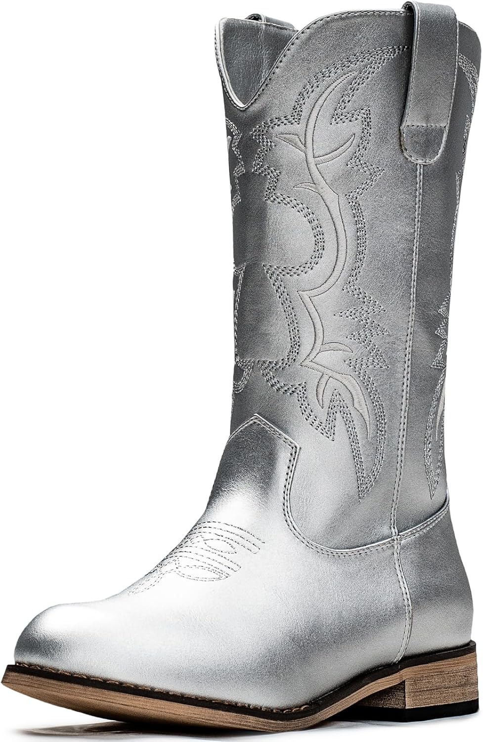 IUV Cowgirl Boots for Kids - Stylish Western Mid Calf Riding Shoes
