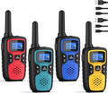 Walkie Talkies for Adults Long Range 4 Pack - Rechargeable Radios