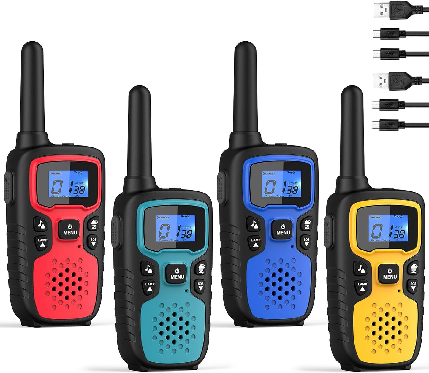 Wishouse Long Range Walkie Talkies: Adventure Essential 4 Pack