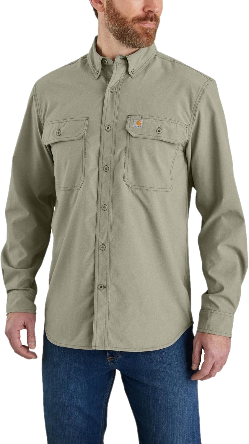 Carhartt Men's Force Relaxed Fit Long-Sleeve Shirt for Comfort