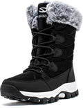 HOBIBEAR Kids Winter Snow Boots Waterproof Mid-Calf (Style 7KHL)