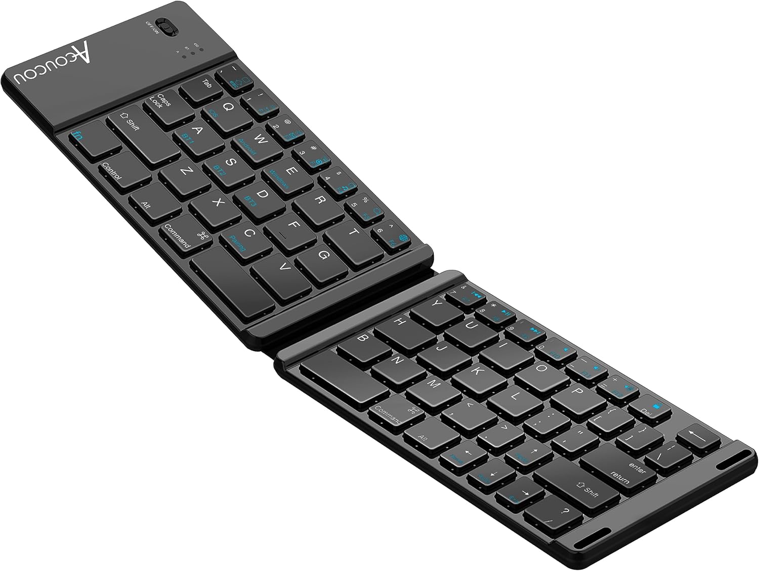 Compact Acoucou Bluetooth Keyboard for Multi-Device Users