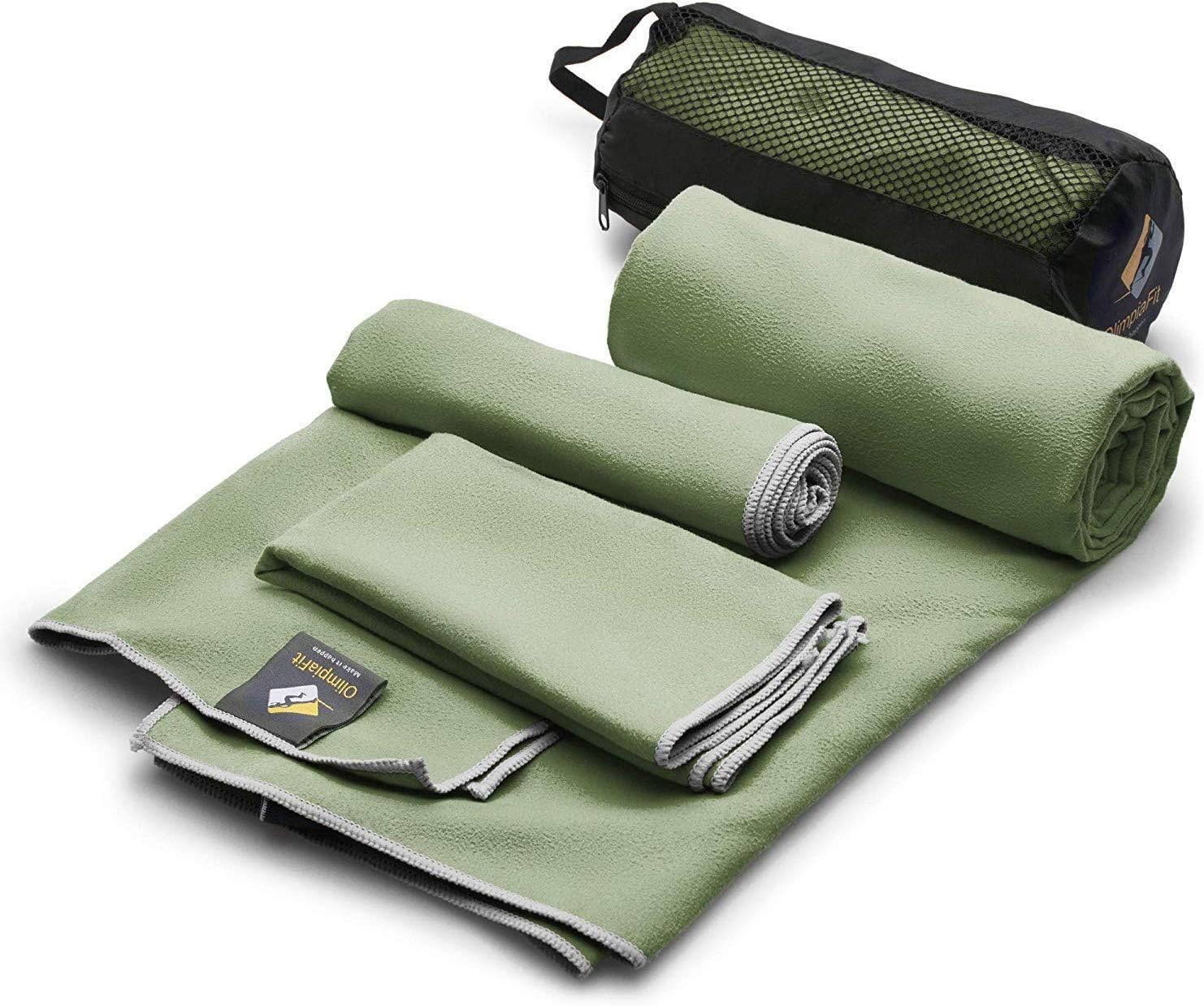 Quick Dry Microfiber Towels - 3 Pack Set