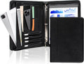 AZXCG Zipper Portfolio Padfolio Binder for A4/Letter - Professional