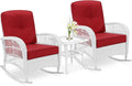 VIVIJASON 3-Piece Outdoor Conversation Bistro Set for Relaxation