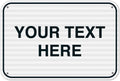 Custom Metal Sign Outdoor Reflective 18x14 in - Durable, Fade