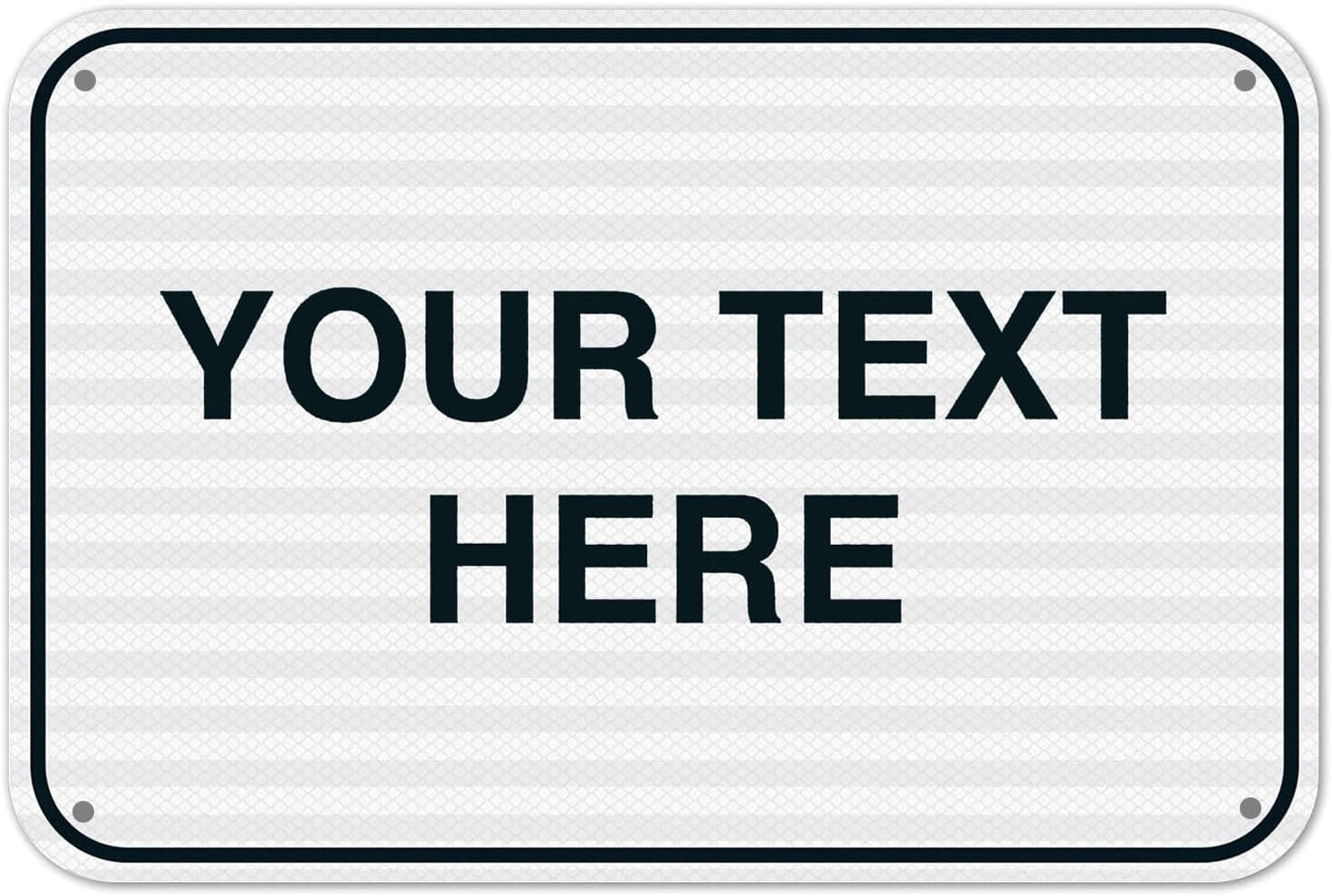 Custom Metal Sign Outdoor Reflective Aluminum for All Needs