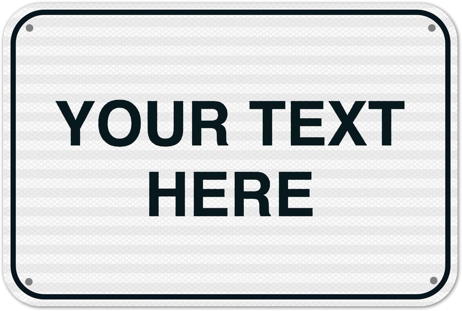 Custom Metal Sign Outdoor Reflective Aluminum for All Needs