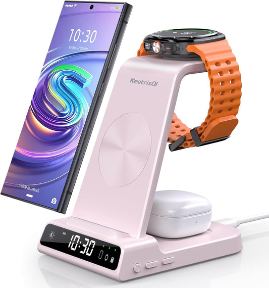 3 in 1 Wireless Charger for Samsung Galaxy Devices and More