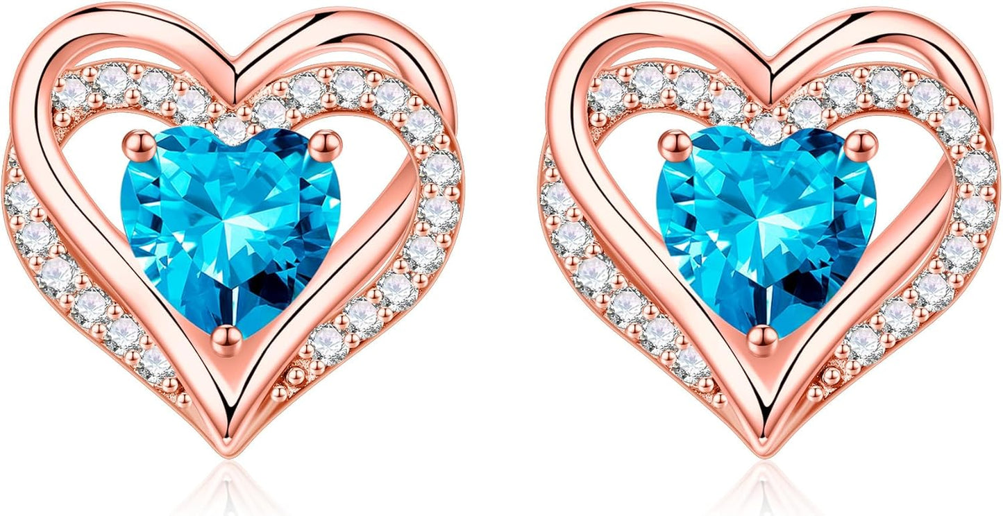 Iefil Christmas Earrings for Women - 925 Sterling Silver Gifts
