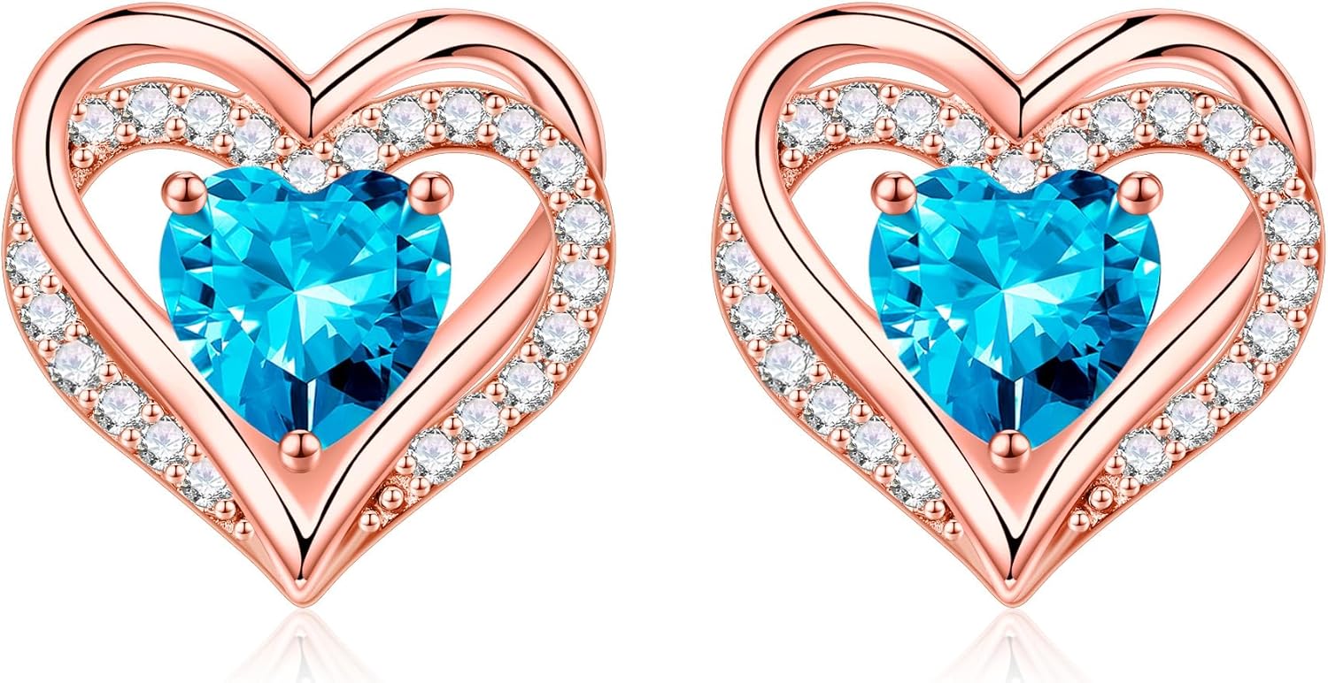 Iefil Christmas Earrings for Women - 925 Sterling Silver Gifts