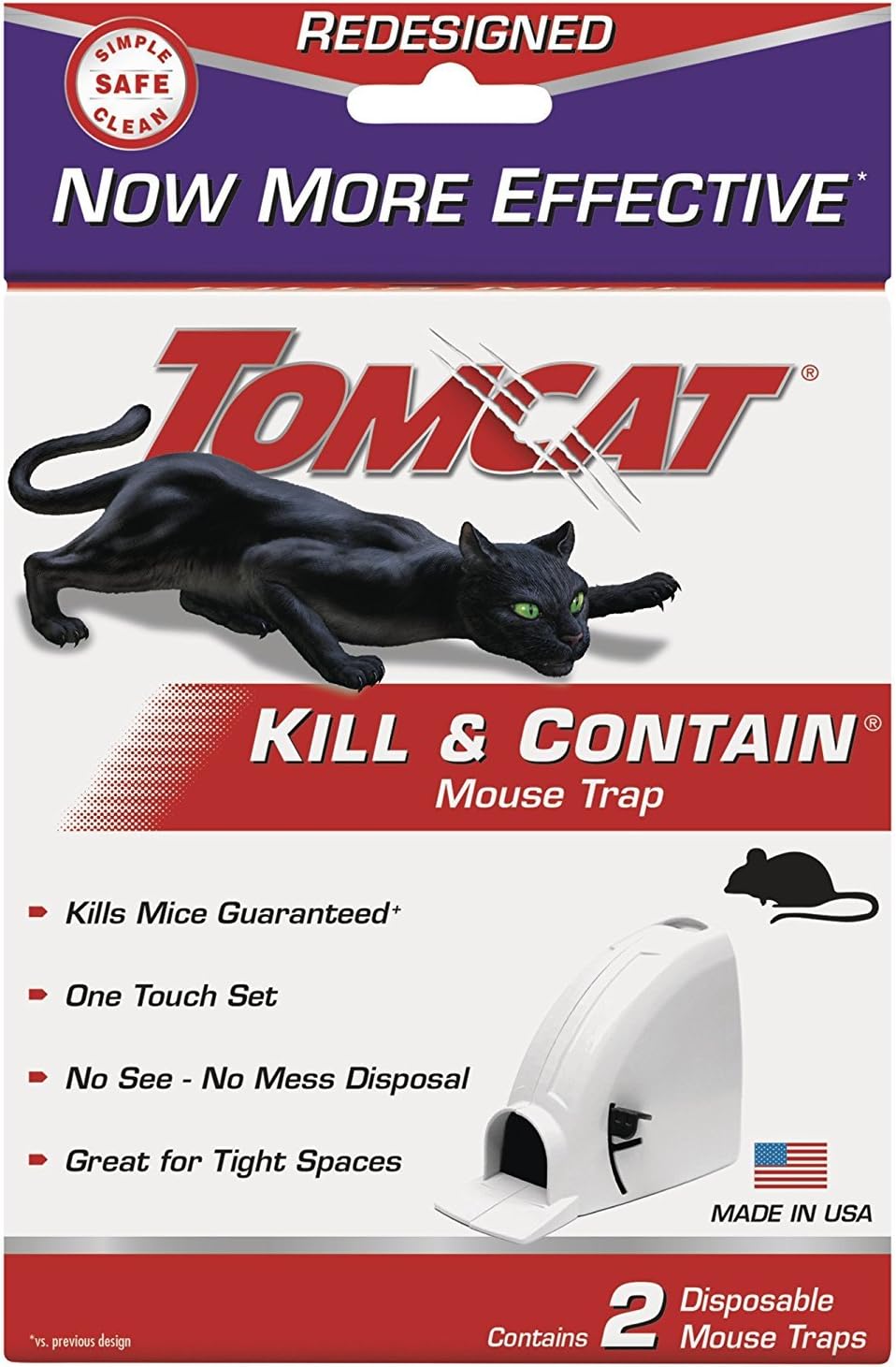 Tomcat Mouse Trap 2-Pack: Kill & Contain x4