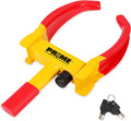 PR1ME Trailer Wheel Lock Clamp - Adjustable Heavy-Duty Tire Security