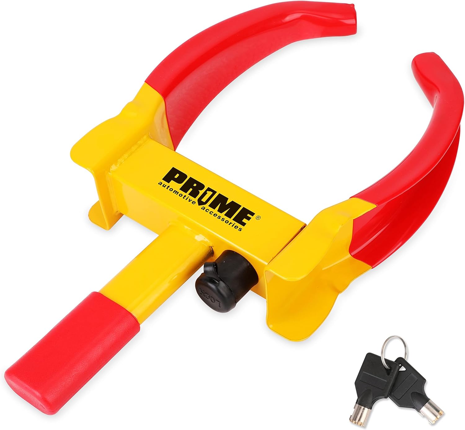 PR1ME Trailer Wheel Lock Clamp - Heavy-Duty Security Tire Lock