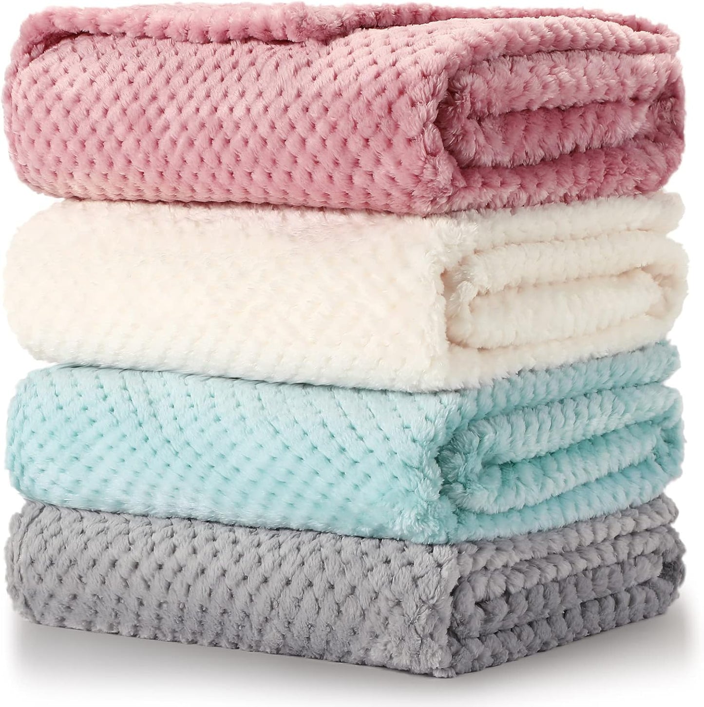 Ultra-Soft Baby Fuzzy Blanket Set | Cozy Flannel Fleece | Perfect for Crib & Travel