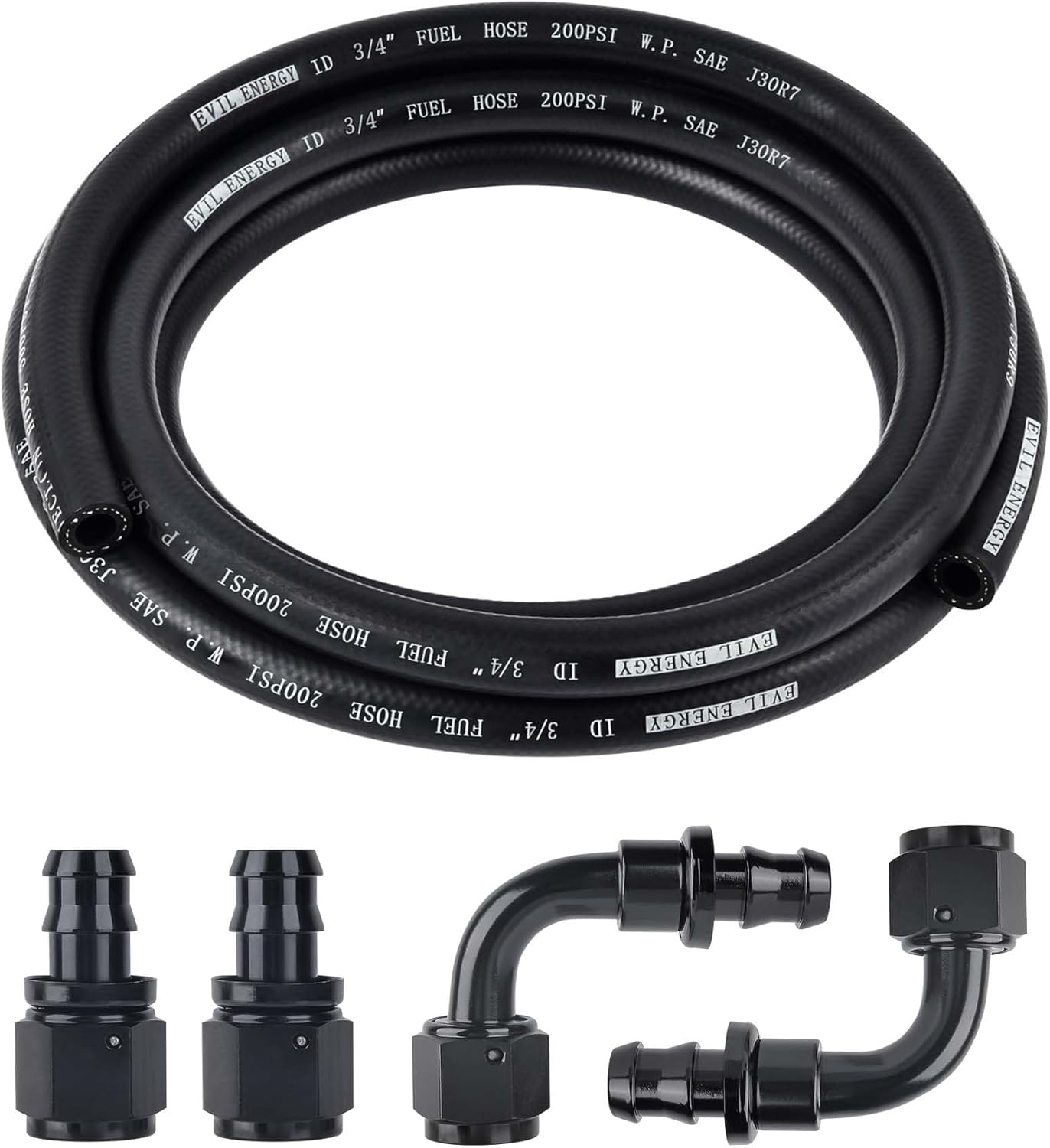EVIL ENERGY 3/4 Fuel Hose Line Kit for High-Performance Needs