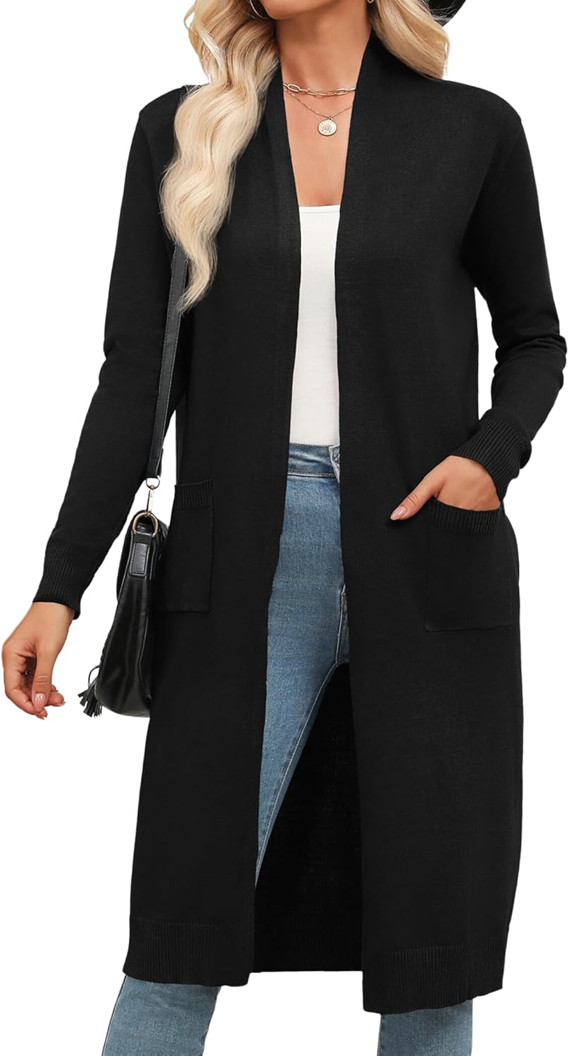 Zeagoo Women's Long Cardigan Sweaters for Stylish Comfort