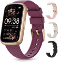 Fitness Tracker Watches for Women and Men - 4 Bands, Heart Rate & SpO2