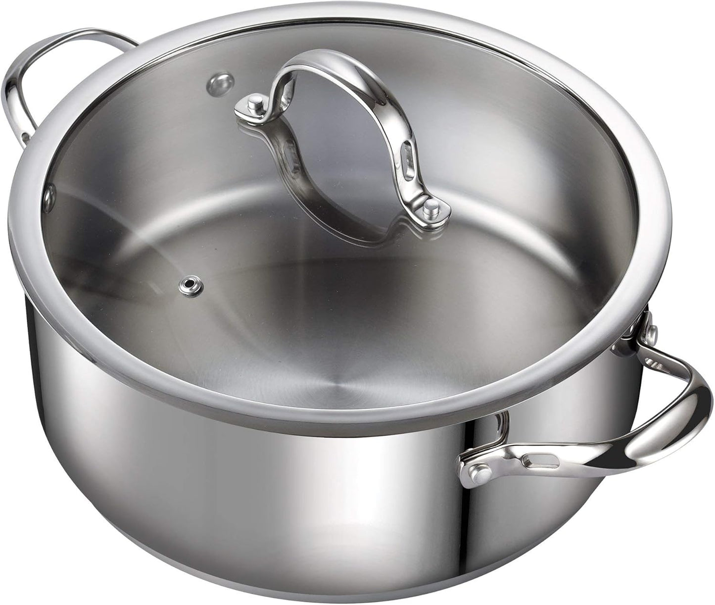 Cooks Standard 7-Quart Dutch Oven Casserole with Glass Lid