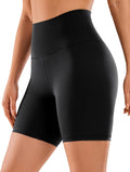 CRZ YOGA Women's Naked Feeling 6 in High Waist Biker Shorts - Mid