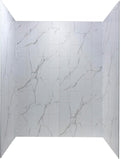 78in x 60in Waterproof Vinyl Shower Surround Kit in Urban Glacier