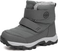 Kids Waterproof Snow Boots with Non Slip Sole - Warm Winter Shoes