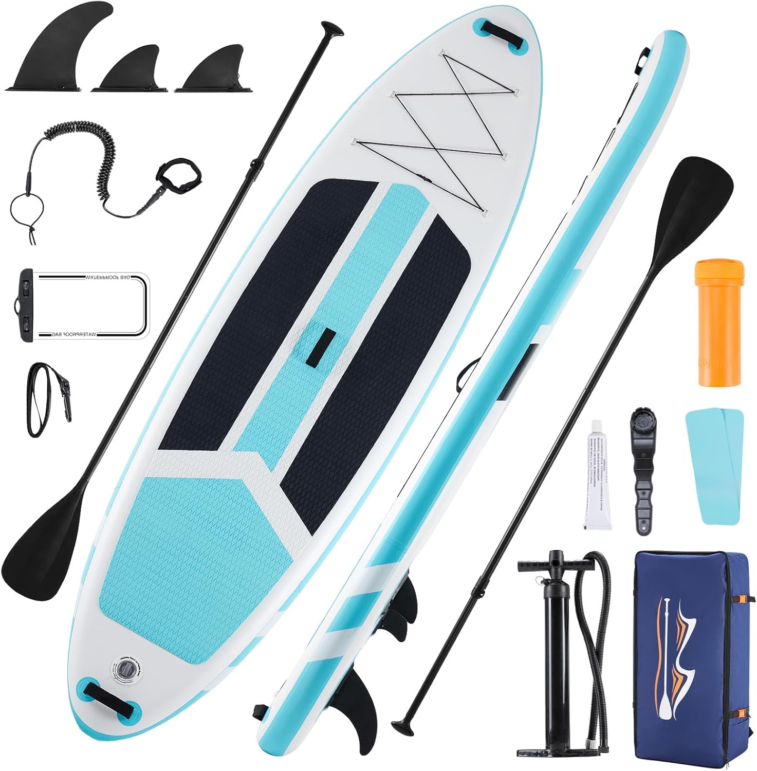 Inflatable Stand Up Paddle Board 10ft 6in for All Skill Levels