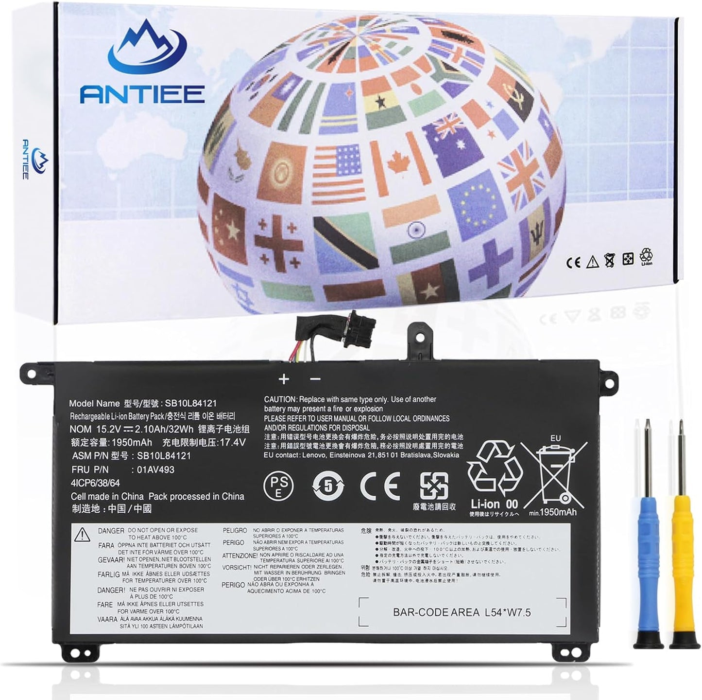 ANTIEE Internal Battery Replacement for Lenovo ThinkPad Series