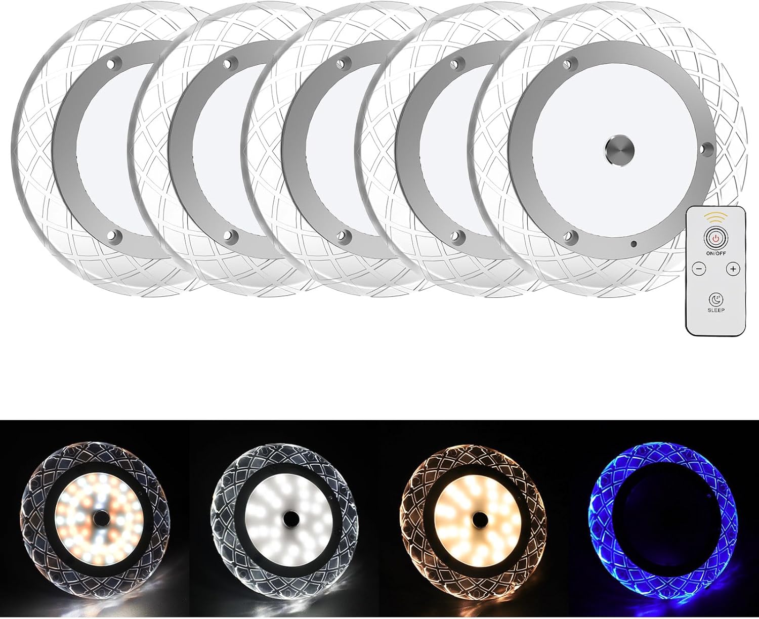BlueFire RV Interior Lights - 600LM Dimmable LED Dome Lights