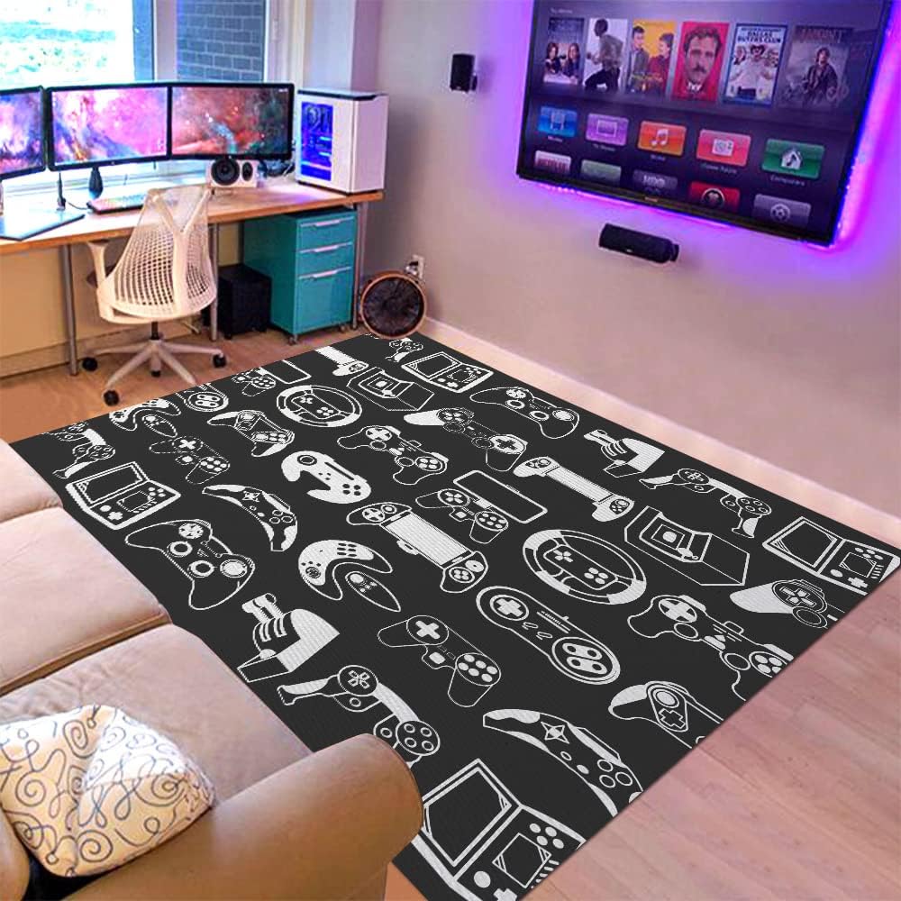 Sunnycitron Gamer Rug Enhances Gaming Space