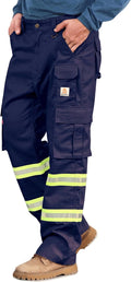 BOCOMAL FR Pants High Visibility Cargo Flame Resistant - Work Safe