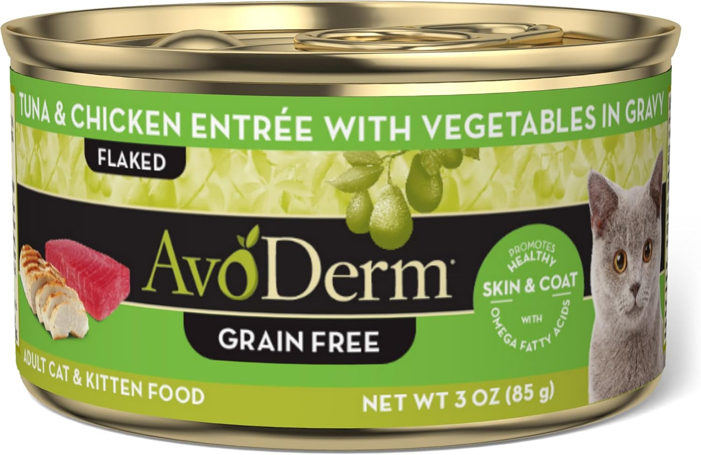 AvoDerm Natural Grain Free Tuna & Chicken Wet Cat Food 24 Pack