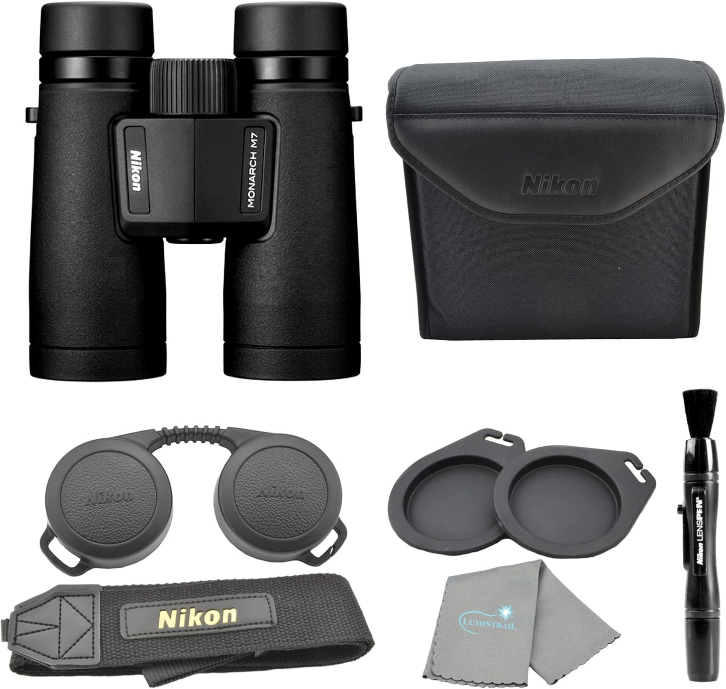 Nikon Monarch M7 8x42 Binoculars Bundle for Outdoor Adventures