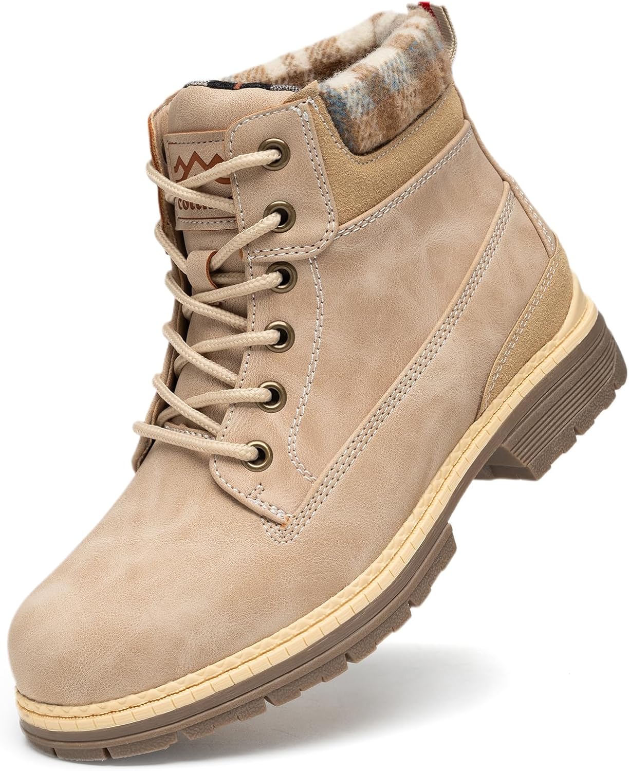 Snow Hiking Winter Boots for Women - Stylish Casual Combat Boot
