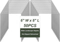 50 Pack Heavy Duty Wide Landscape Staples - Secure Turf & Fabric