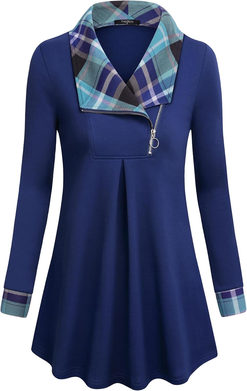 Stylish VALOLIA Women's Casual Swing Sweatshirt for Fall Wear