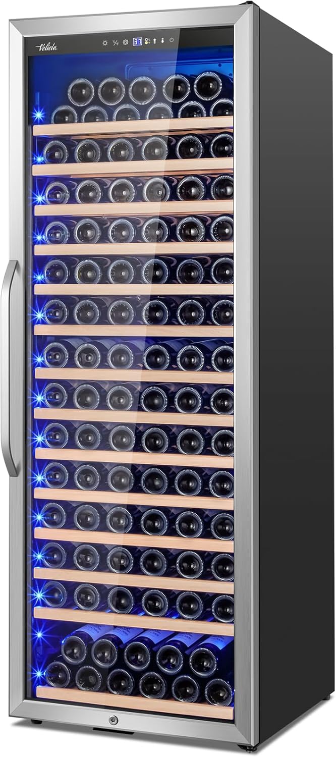 24 Inch Wine Cooler Refrigerator with Large Capacity for Wine Lovers