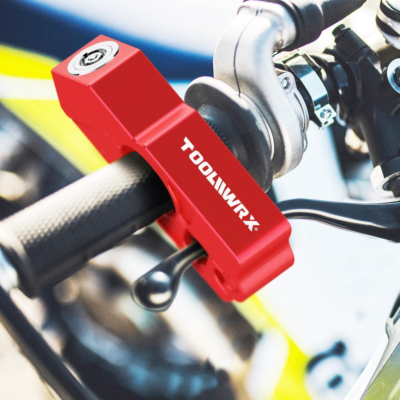 ToolWRX Motorcycle Grip Lock - Anti Theft & Protection