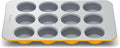 Non-Stick Ceramic 12-Cup Muffin Pan - Naturally Slick, Marigold