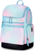 Choco Mocha Swim Backpack Girls 35L Fade Pink - Wet/Dry Swim Bag