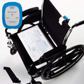 Patient Aid Chair Alarm with 10in x 15in Motion Pad - Clear, Loud
